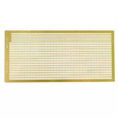 1/700 Scale Model Ship Railings Dual-Section Etched Alloy Parts with Realistic Drop Universal Fit for Ship Models