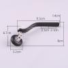Colaxi Carbon Fiber Landing Gear Tail Wheel Assembly with Screws 1.25inch Wheel Parts Kits for Adults for RC Airplane Model Aircraft, 26CC view 2