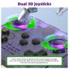 R36S Retro Handheld Gaming Console 3.5 inch IPS Screen Video Game Console Player Built in 22000 Games 128G for 26 Emulator Support Arkos System (Purple) view 3