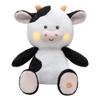 Magic Years 10 inch Musical Light Up Cow Toy for Baby, Plays Twinkle, Twinkle Little Star, Black and White Cow, Farm view 1