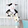 Magic Years 10 inch Musical Light Up Cow Toy for Baby, Plays Twinkle, Twinkle Little Star, Black and White Cow, Farm view 3