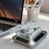 3D-Printed Solar-Powered Military Model Rotating Ornament, Battleship Weapon Models Solar Car Dashboard Decorations, Navy Veteran Gifts Cool Car Gadgets (1pcs B) view 4