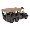 Motor city classics 1:43 Scale Military Diecast Collectible | WC63 Weapons Carrier with Canvas Top | Militaria Diecast Model 24218-40 view 3