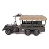 Motor city classics 1:43 Scale Military Diecast Collectible | WC63 Weapons Carrier with Canvas Top | Militaria Diecast Model 24218-40 view 4