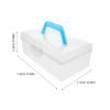 Abaodam Large Mahjong Carrying Case with Handle Mahjong Tiles Storage Box Traditional Mahjong Treasure Box Chinese Mahjong Storage Case Mahjong Container view 2