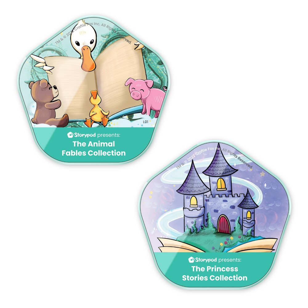 Storypod | Timeless Tales Bundle | Audio Content for The Storypod Screen Free Audio Learning System for Preschoolers | SEL Audio Learning & Interactive Fun