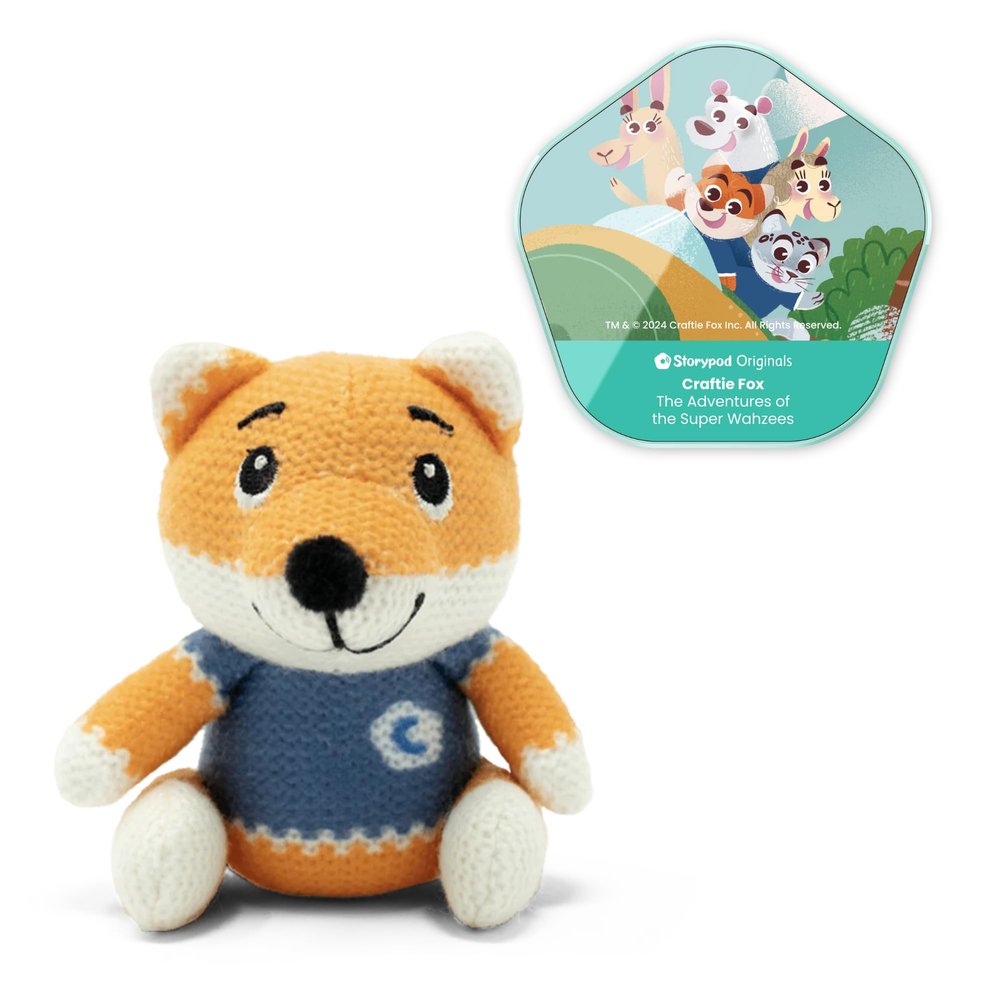 Storypod | The Craftie Fox Adventure Bundle | Audio Content for The Storypod Screen Free Audio Learning System for Preschoolers | SEL Audio Learning & Interactive Fun