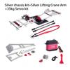 Aluminum Alloy LCG Chassis Kit Frame DIY Servo Rescue Crane Arm for 1/10 RC Rigs Crawler Capra SCX10 II Axle Comp Builds Upgrade (06-Chassis kit) view 2