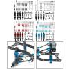 DAIHAOUU Upgrade Metal Front Axle Steering Pull Rod Kit Shock Mount for WPL C14 C24 CB05S C54 1/16 RC Buggy DIY Repair Parts Accessories(Blue) view 4