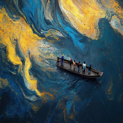 1000 Piece Adult Jigsaw Puzzle, Art Lake Adult Landscape Jigsaw Puzzle, Small Boat Gift for Jigsaw Lovers