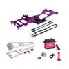 Aluminum Alloy LCG Chassis Kit Frame DIY Servo Rescue Crane Arm for 1/10 RC Rigs Crawler Capra SCX10 II Axle Comp Builds Upgrade (05-Chassis kit) view 1