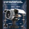 FunXylophy Turbo Aircraft Engine Building Blocks Kit, Collectible Turbofan Engine Model to Build and Display, Great Gift for Technology Engine Fans (1813PCS) view 3