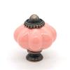 Dressing Table Handle, 1x Drawer Dresser Handle Door Pulls Furniture Hardware,Handicraft Ceramic Handles and Knobs Cute for Children Kids Room, Indoor Hardware (NO.1845)(Pink) view 1