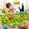 Beby Buty 48PCS Puzzle Race Track Car Set Toys for Kids Boys, Floor Puzzle Car Tracks for Boys Ages 3-5 4-6, Toddler Toys Gifts for 3 4 5 Year Old Kids, Ideal 3 4 5 6 Year Old Birthday Gifts view 4
