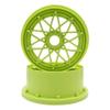 FLMLF Nylon Front Wheel Hub Rim Set Green for 1/5 Hpi Rovan Km Baja 5B 4WD Rc Car Parts view 3