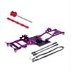 Aluminum Alloy LCG Chassis Kit Frame DIY Servo Rescue Crane Arm for 1/10 RC Rigs Crawler Capra SCX10 II Axle Comp Builds Upgrade (12-Chassis kit) view 1