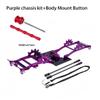 Aluminum Alloy LCG Chassis Kit Frame DIY Servo Rescue Crane Arm for 1/10 RC Rigs Crawler Capra SCX10 II Axle Comp Builds Upgrade (12-Chassis kit) view 2