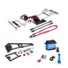 Aluminum Alloy LCG Chassis Kit Frame DIY Servo Rescue Crane Arm for 1/10 RC Rigs Crawler Capra SCX10 II Axle Comp Builds Upgrade (03-Chassis kit) view 1