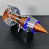 Goekhyrani Turbofan Engine Model Kit, 900 Simulated Functional Turbofan Aircraft Engine Model with Blue LED Light, 50+PCS, Rechargeable Version view 4