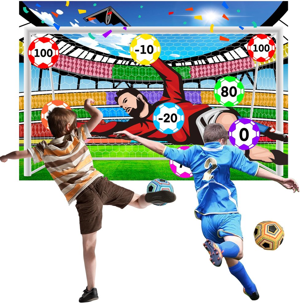 Awsoo Soccer Toys Games for Kids 3, 4, 5, 6, 7, 8, 9, Outdoor and Indoor Sport Toys for Boys and Girl 3, 4, 5, 6, 7