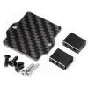 LSG Aluminum Alloy Servo Mounts Fixed Holder Bracket for Arrma 1/18 Granite Grom 1/14 Mojave Grom Mega 380 RC Upgrade Parts (Black) view 2