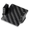 LSG Aluminum Alloy Servo Mounts Fixed Holder Bracket for Arrma 1/18 Granite Grom 1/14 Mojave Grom Mega 380 RC Upgrade Parts (Black) view 3