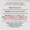 Portable Mahjong Mat with Carrying Bag Anti Slip Noise Reduction Mahjong Table Mat, for Mahjong Poker Cards and Board Games(Red,100 cm/39.37 in) view 3