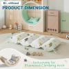 BlueWood Cushion for Climbing Arch, Montessori Philosophy Soft and Non-Slip Pillow for Kids, Pikler Cushion for Reading, Playing, Games, Parties (Forest) view 4
