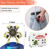 18pcs Random Fidget Spinners,DIY Deformable Robot Fingertip Toys,Decompression Spinner,Deformable Creative Mechanical Gyro Toys,Stress Relief Mechanical Chain Toy for Kids AdultsParty Supplies view 2