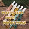 20-Pack Pacifier Clip Replacement Ends - BPA-Free Plastic Fasteners for DIY Baby Crafts, Sewing Bibs & Blankets Straps (3/4 Inch, White) view 3