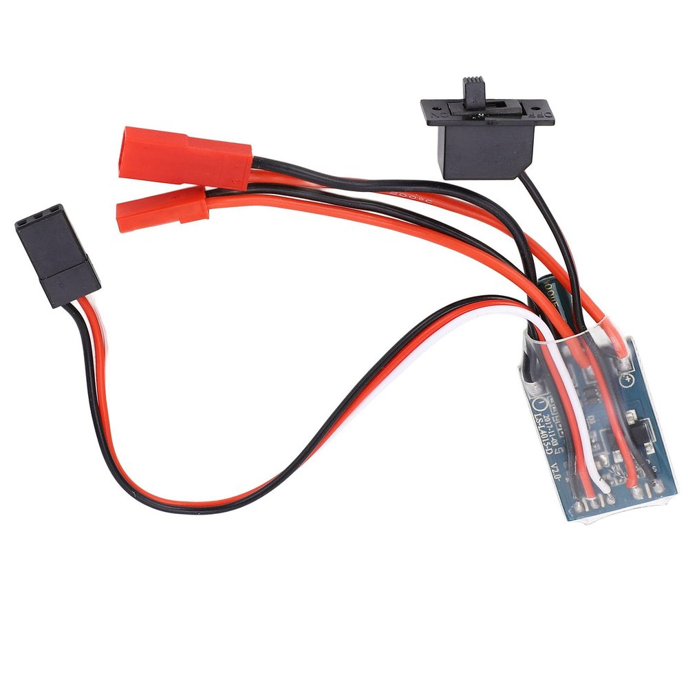 RC Brushed Electric Speed Controller, 35A Dual Way ESC Brushed 4~8V Electric Speed Controller for 130 180 260 Motor 1/16 1/18 1/24 Car Boat