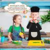 US 36Pcs Kids Cooking Cutter Set Portable Kids Cutting Set Smooth Handle Kids Cooking Set Effortless Cutting Toddler Kitchen Tools for Cutting Cooking Fruits Vegetables(36 pieces) view 3