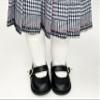 18 inch Doll Outfit-School Plaid Jumper Include Blouse and Hair Accessory/Add on Option: Sock and Shoe (Doll is not Included) (Pleated Skirt,Sock,Matte Black Shoe, Plaid 747) view 4
