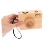 Cabilock Early Learning Camera Toy Wooden Camera Storage Box Music Box for Boys and Girls Ideal Present for Photography Lovers view 3