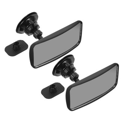 ULTECHNOVO 2pcs Car Rear-view Mirror Suction Cup Safety Mirror Boy Girl for Rear Facing Easy to Install