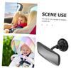 ULTECHNOVO 2pcs Car Rear-view Mirror Suction Cup Safety Mirror Boy Girl for Rear Facing Easy to Install view 3
