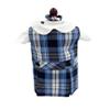 18 inch Doll Outfit-School Plaid Jumper Include Blouse and Hair Accessory/Add on Option: Sock and Shoe (Doll is not Included) (Dropped Waist Jumper Only, Plaid 76) view 1