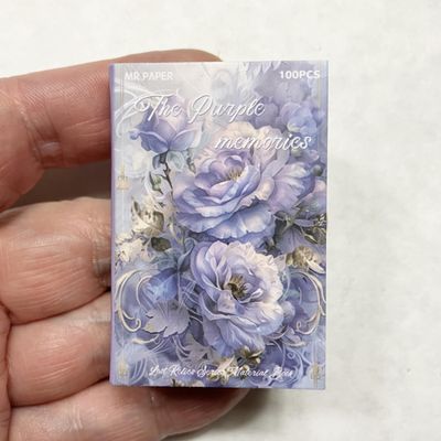 Morezmore M00291-B 1pc Miniature Fantasy Book Lost Relic with Pictures Mini Prop for Puppet or Dollhouse QC1