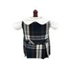 18 inch Doll Outfit-School Plaid Jumper Include Blouse and Hair Accessory/Add on Option: Sock and Shoe (Doll is not Included) (Dropped Waist Jumper Only, Plaid 89) view 1