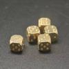 2Pcs Metal Dice 11 Mm 13 15 20 Mm Brass Gold Color 6 Sided Dice Hand Polished Brass Dice For Game(15mm) view 2