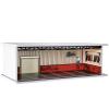 Malamfans 1/64 for Hot Wheels The Red House Scenarios Display Case - 1/64 Scale die-cast Model car Display Box with LED Lights and Acrylic Cover, Divided into 1 Level, with 6 Parking Spaces view 1