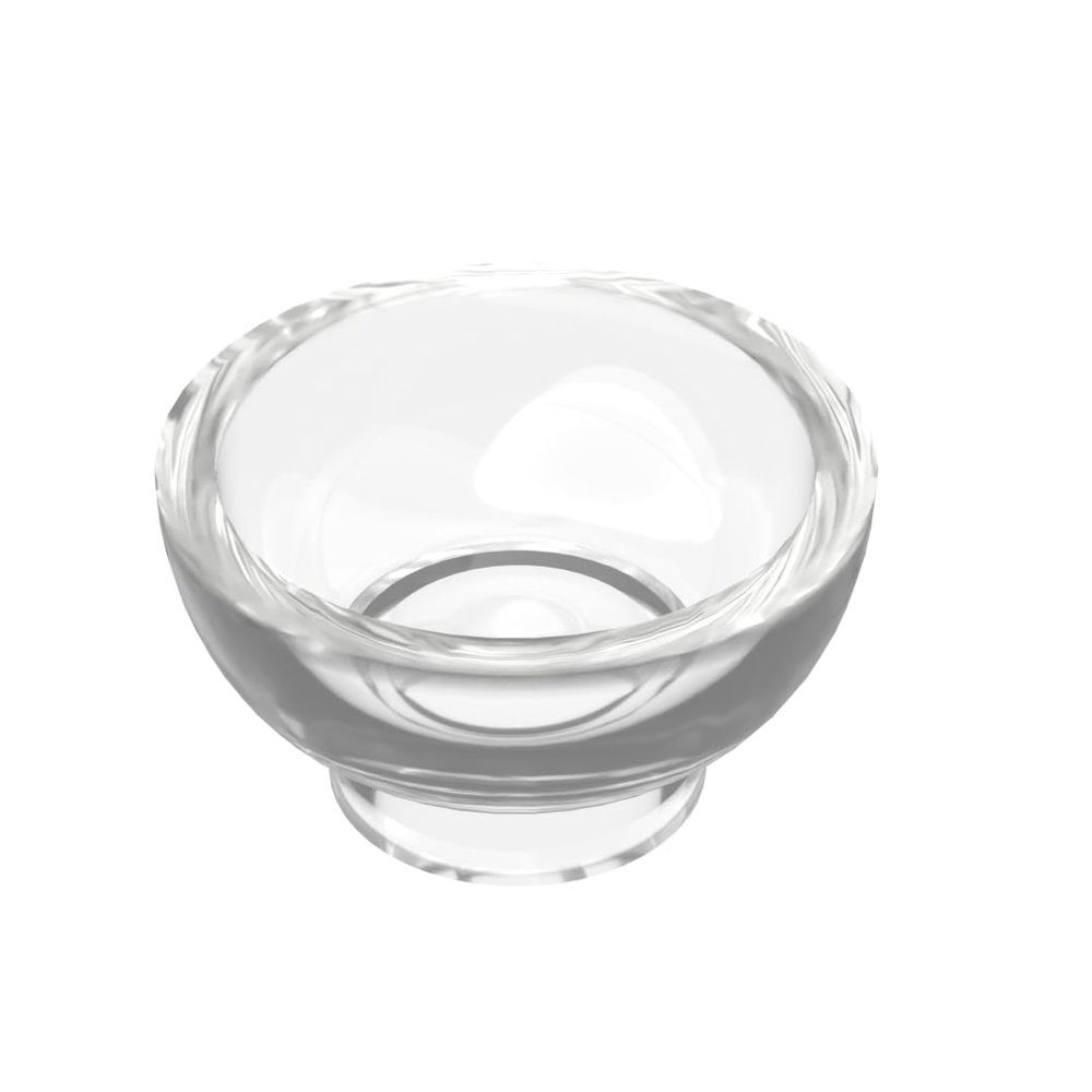 XYEIUGO Gobricks GDS-2054 34172 Props Bowl Container, Trans-Clear, 50 pcs