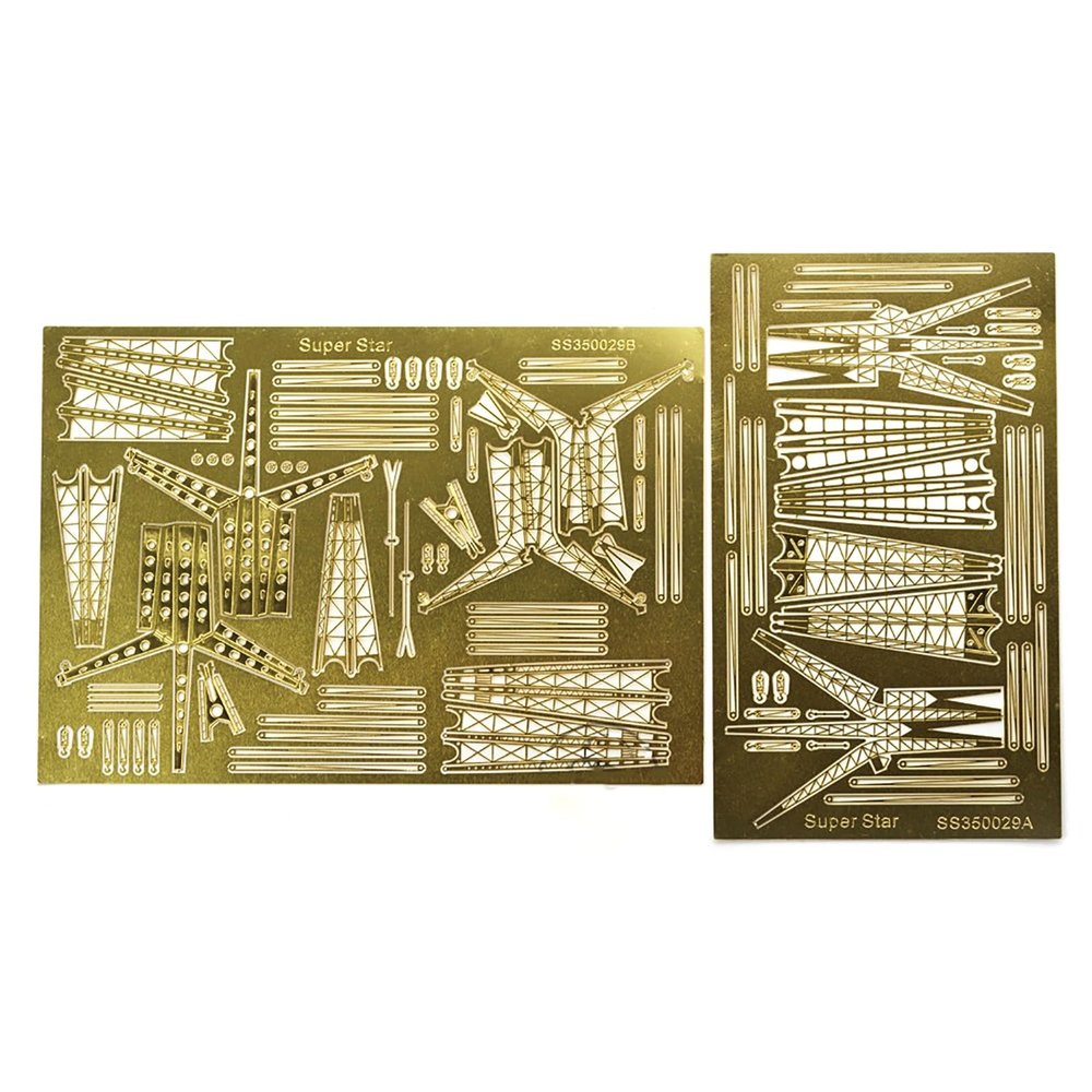 1/350 Scale Military Model Photo-Etched Detail Set US Ship Crane Parts for Enhanced Model Realism