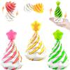 3 Pack Spiral Cone Fidget Toy, Pyramid Passthrough Sculpture, Mini Cones Pass Through Pyramid Fidget Toy for Stress and Anxiety Relaxing view 1