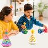 3 Pack Spiral Cone Fidget Toy, Pyramid Passthrough Sculpture, Mini Cones Pass Through Pyramid Fidget Toy for Stress and Anxiety Relaxing view 4