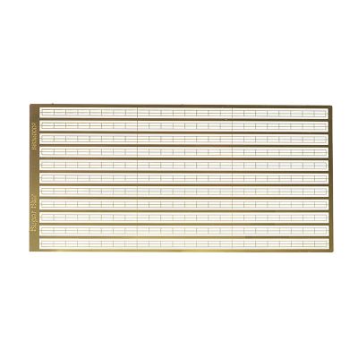 1/350 Scale Model Boat Etching Sheet Railings Two-Part Vertical Universal Set for Enhancing Military Ship Model Detail