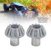 12T Metal Bevel Gear, 2PCS Zinc Alloy Metal Bevel Gear Replacement Parts Smooth and Efficient Transmission for 124008 124010 RC Cars view 3