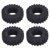 1.0 Inch RC Tires with Sponge Inner Liner, Rubber Boot Tread Tire for 1/18 1/24 Crawler Car, for Axial SCX24, FMS FCX24 AX24 view 1