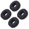 1.0 Inch RC Tires with Sponge Inner Liner, Rubber Boot Tread Tire for 1/18 1/24 Crawler Car, for Axial SCX24, FMS FCX24 AX24 view 2