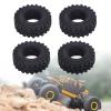 1.0 Inch RC Tires with Sponge Inner Liner, Rubber Boot Tread Tire for 1/18 1/24 Crawler Car, for Axial SCX24, FMS FCX24 AX24 view 4